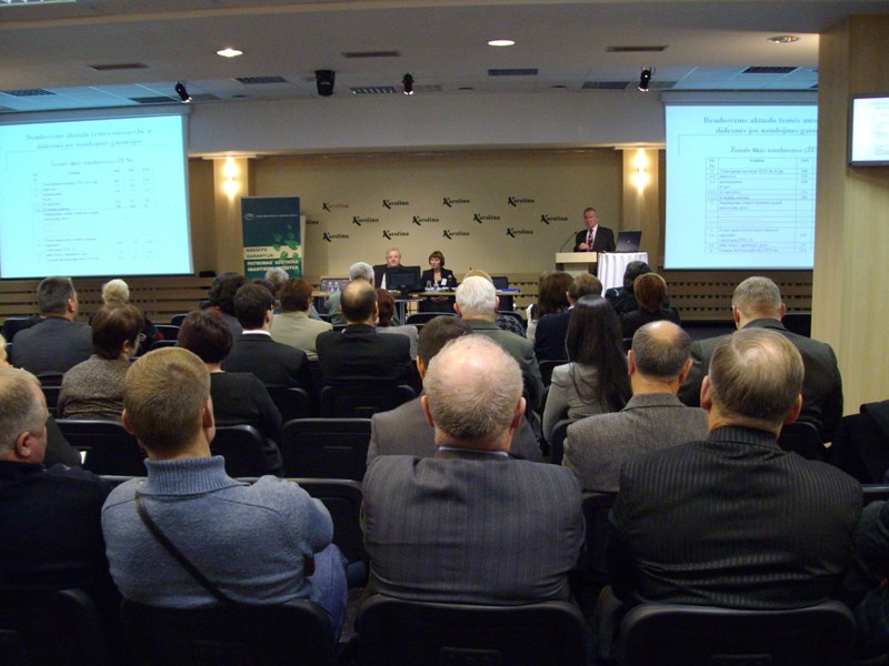 Žemės ūkio įmonių vadovų ir buhalterių konferencijos akimirkos, 2011 m. gruodis